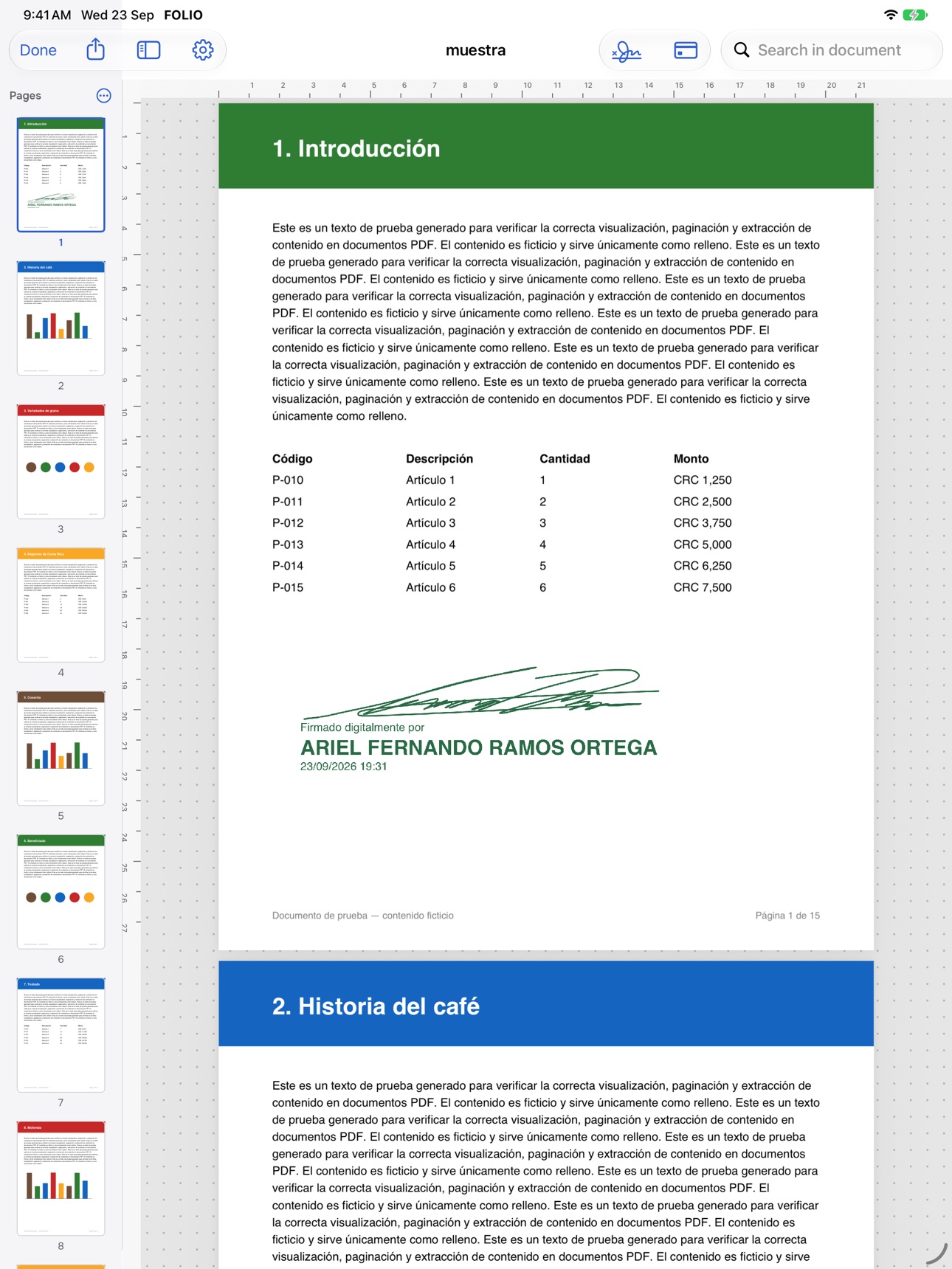 Screenshot 5 of FOLIO Firmador