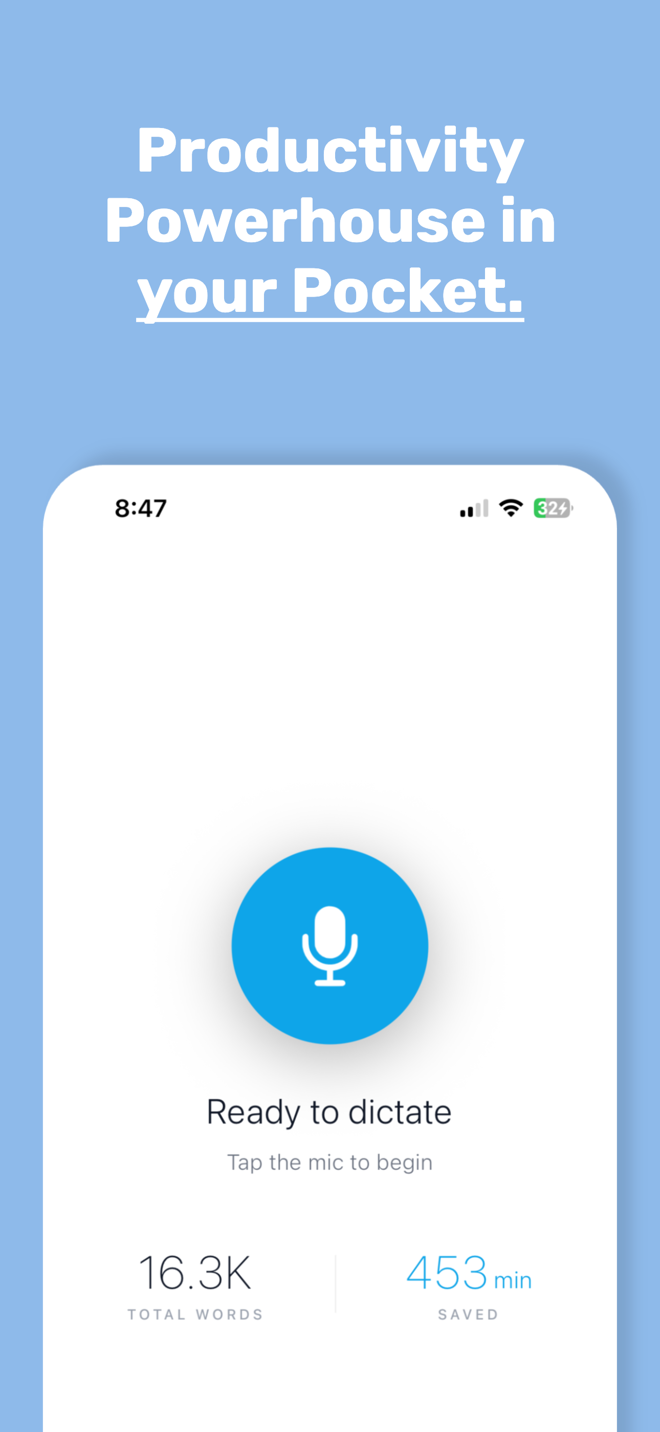 WriteVoice: Dictation & Notes