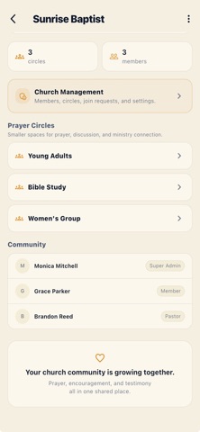 Praise Report screenshot