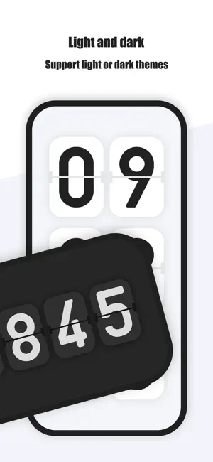 Flip clock & clock widget screenshot 2