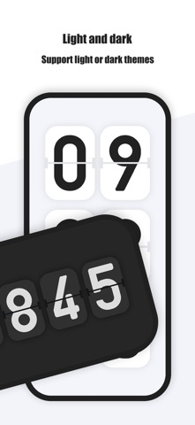Flip clock & clock widget Screenshot 2 of 7