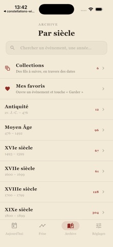 Éphéméride : quiz & anecdotes iPhone screenshot