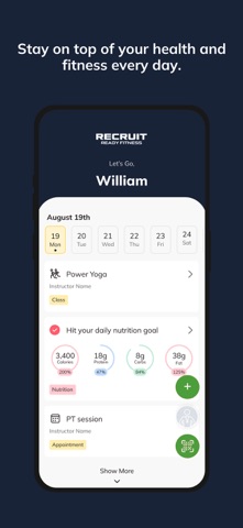Recruit Ready Fitness screenshot