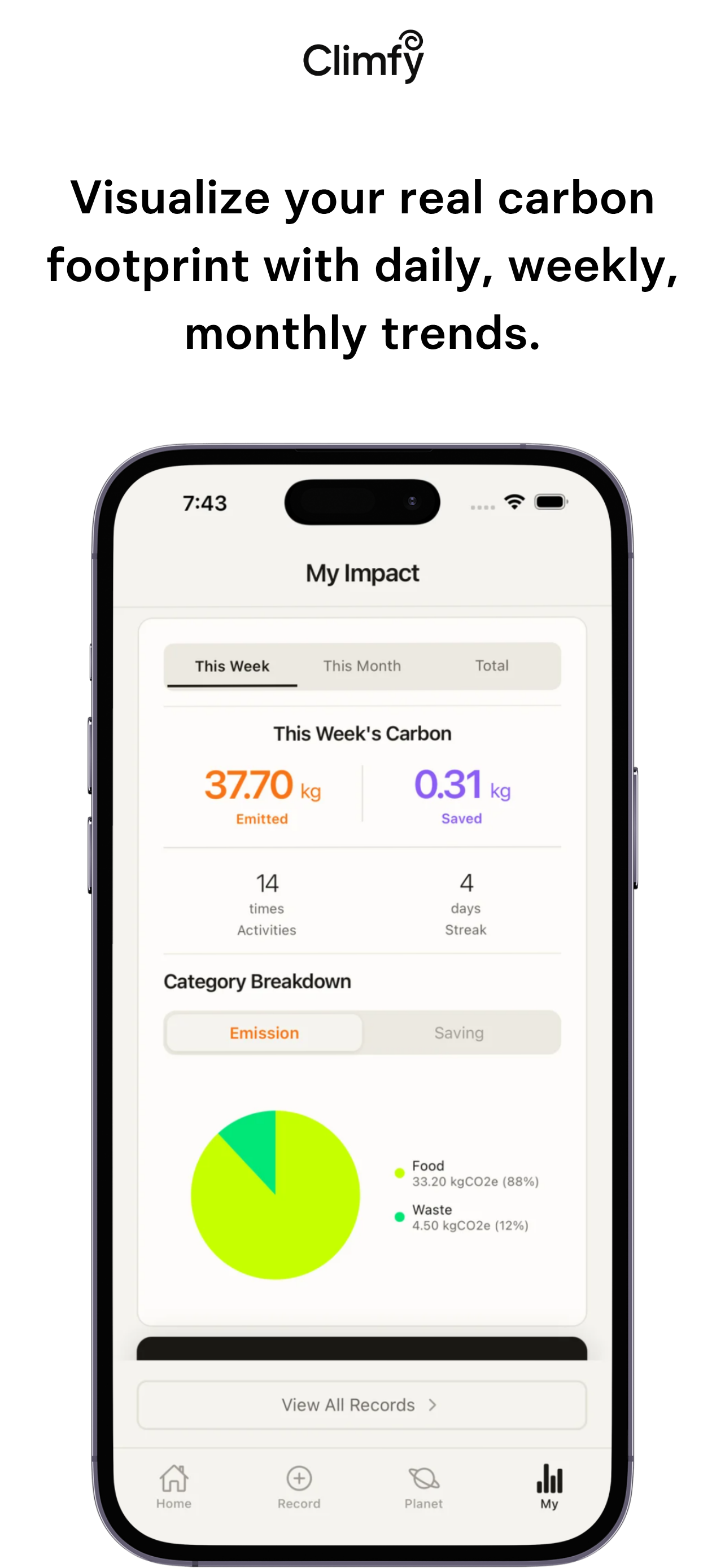 Climfy - Find Your Green