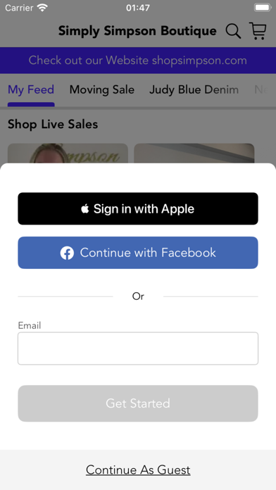 Simply Simpson Boutique Screenshot 1 - AppWisp.com Simply Simpson Boutique Screenshot 1 - AppWisp.com