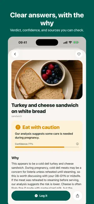 Willow: Pregnancy Food Scanner screenshot 2