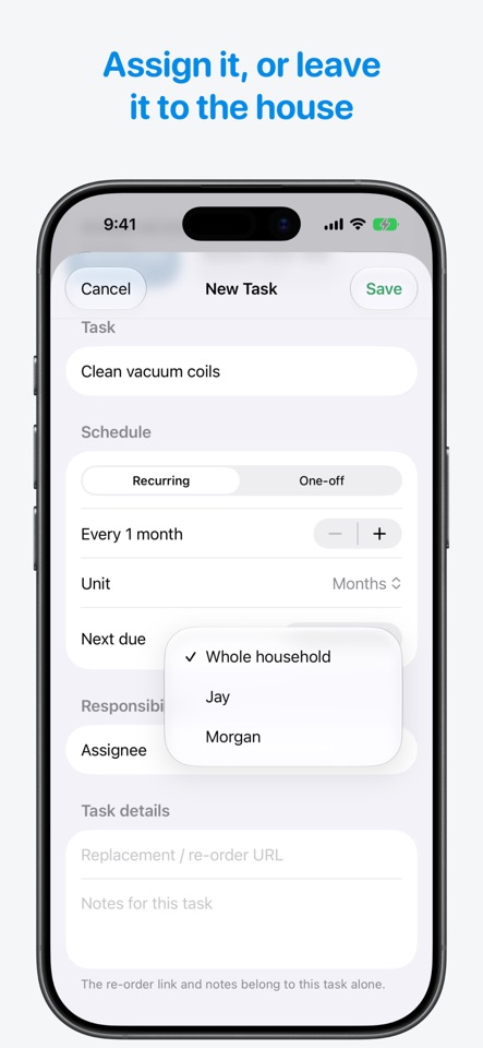 Home Maintenance planner: Tobi screenshot 4