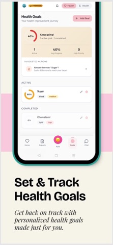 Claryo: Health & Wealth Data screenshot