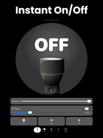 Flashlight - Bright LED Torch iPad screenshot
