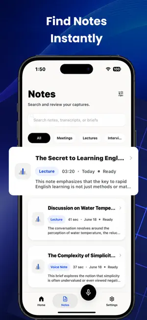 Recall - AI Note Taker screenshot 2