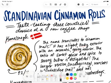 Notes iPad screenshot