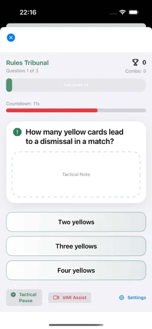 TacticsQuizFootball screenshot 2