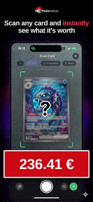 PokeValue - Card Value Scanner iPhone screenshot 1