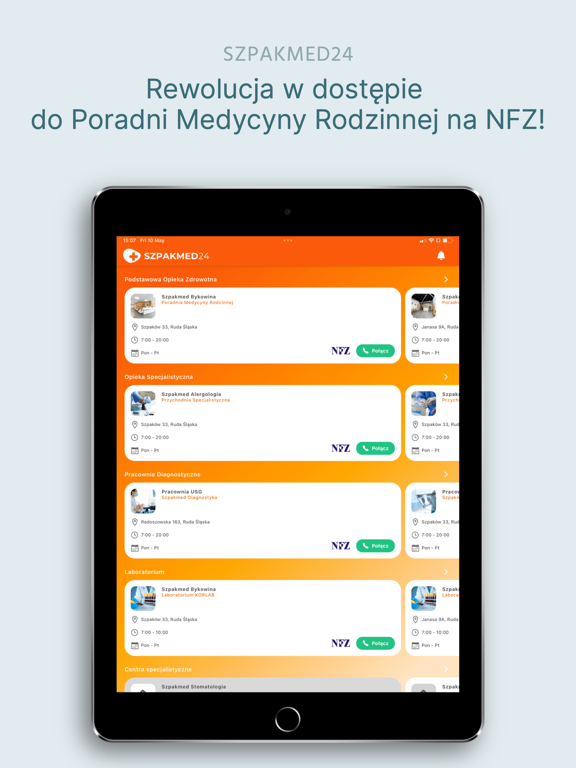 Szpakmed24 iPad screenshot 1