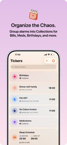 Ticker - Smart Alarms Screenshot 3 of 6