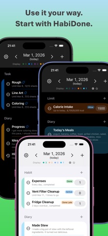 HabiDone: Habits, Tasks, Diary Screenshot 9 of 9