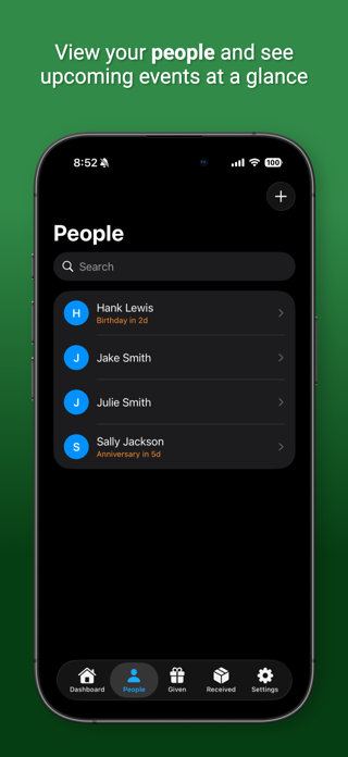 Gift Logger Screenshot 6 of 8