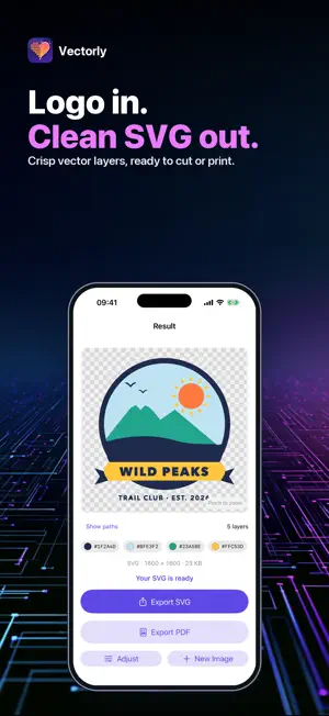 Vectorly: Image to SVG screenshot 1