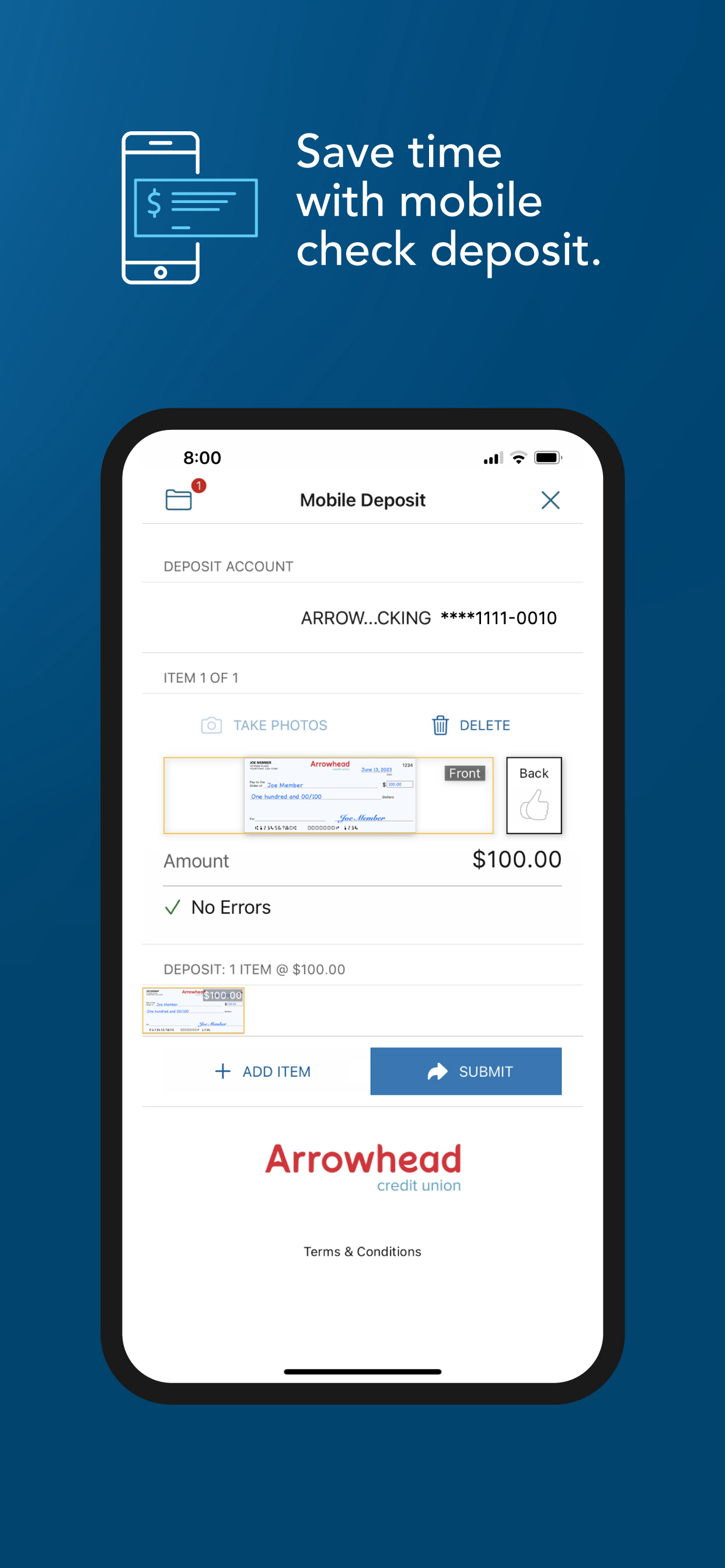 Arrowhead Mobile Banking screenshot 7