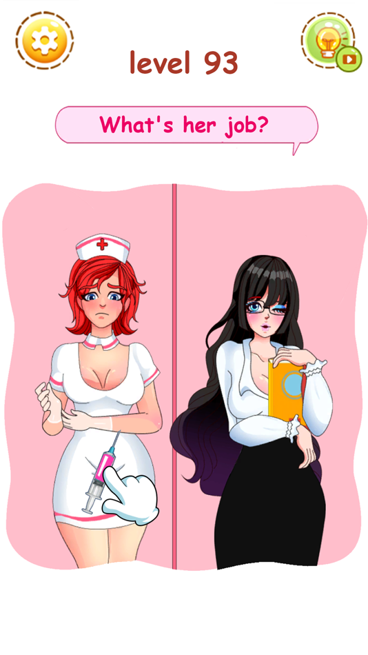 #1. Nurse story: Tricky Puzzle (iOS) By: Gioi Pham
