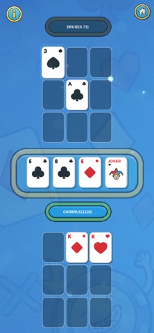 Tic Tac Poker iPhone screenshot