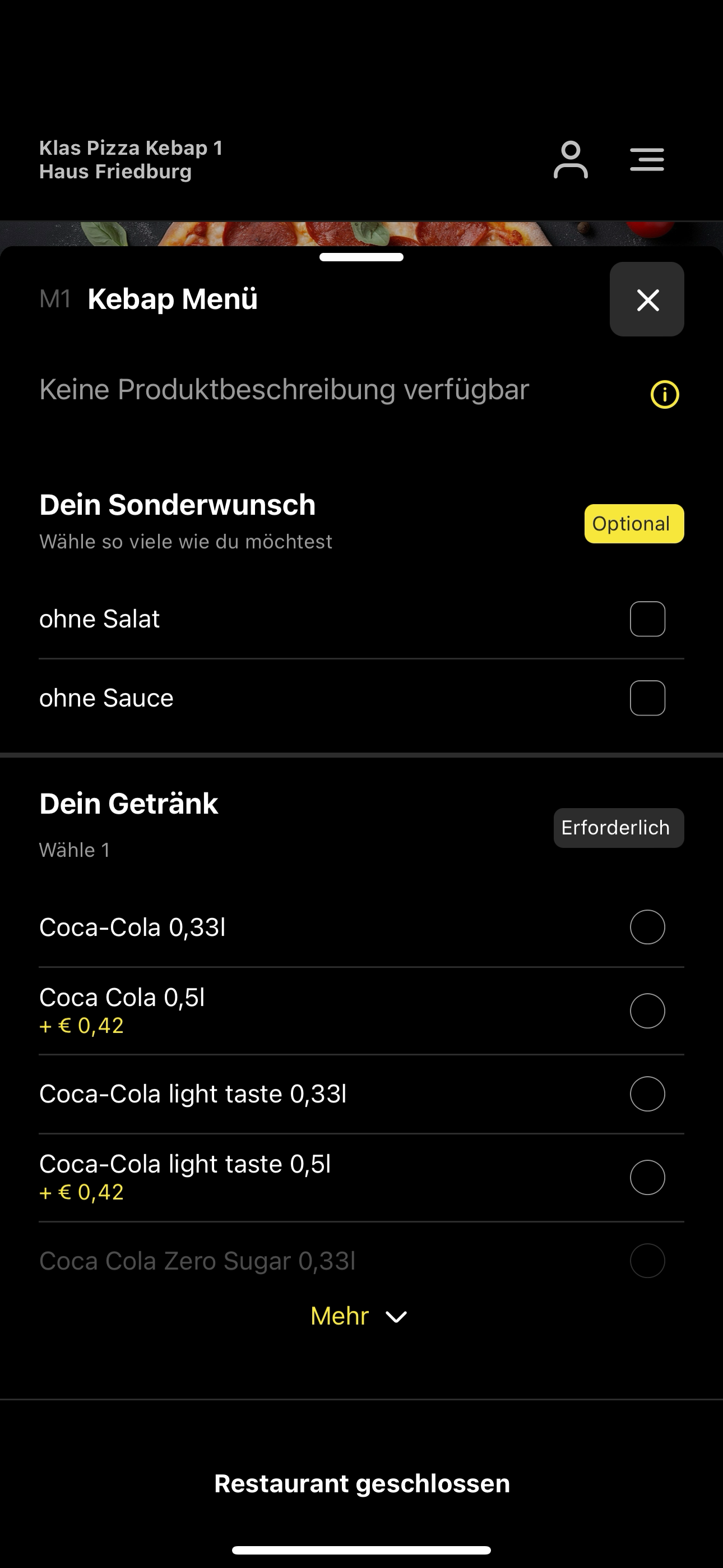 Klas Pizza Kebap 1 Haus Friedb