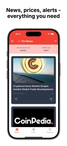Fin News. Screenshot 1 of 5