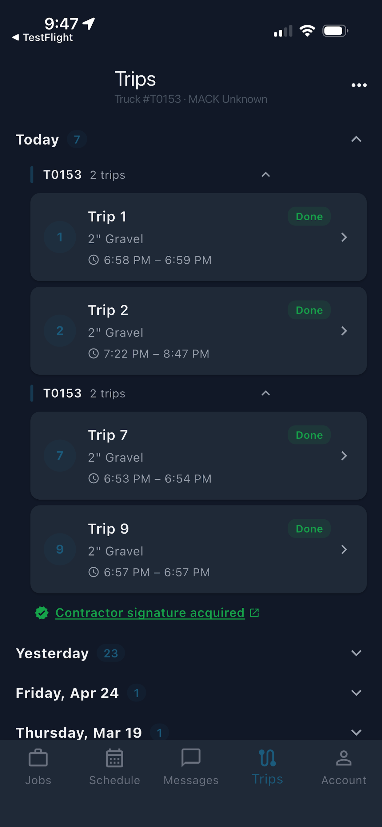 Trackout Driver screenshot 7