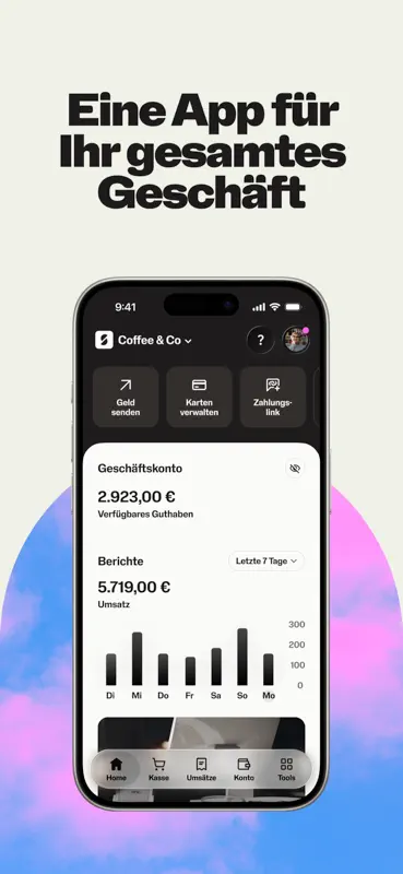 SumUp Business: Kassensystem screenshot 1 of 7