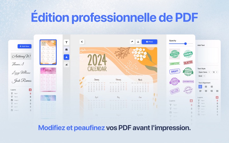 Screenshot #2 pour Printer App Smart Canon Print