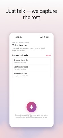 Nurture: Pregnancy Companion iPhone screenshot