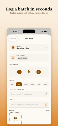 JarTrack: Canning & Pantry Screenshot 3 of 8