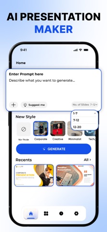 AI PPT Maker : Gamma AI App iPhone screenshot