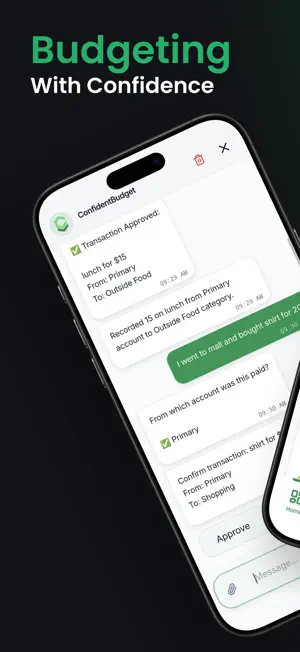 Confident Budget: AI Expense screenshot 1