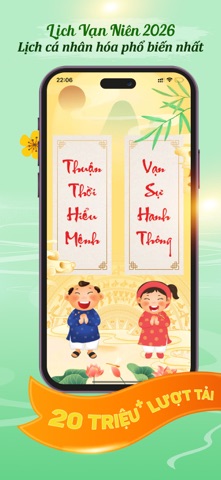 Lịch Vạn Niên 2026, Lịch Việt screenshot