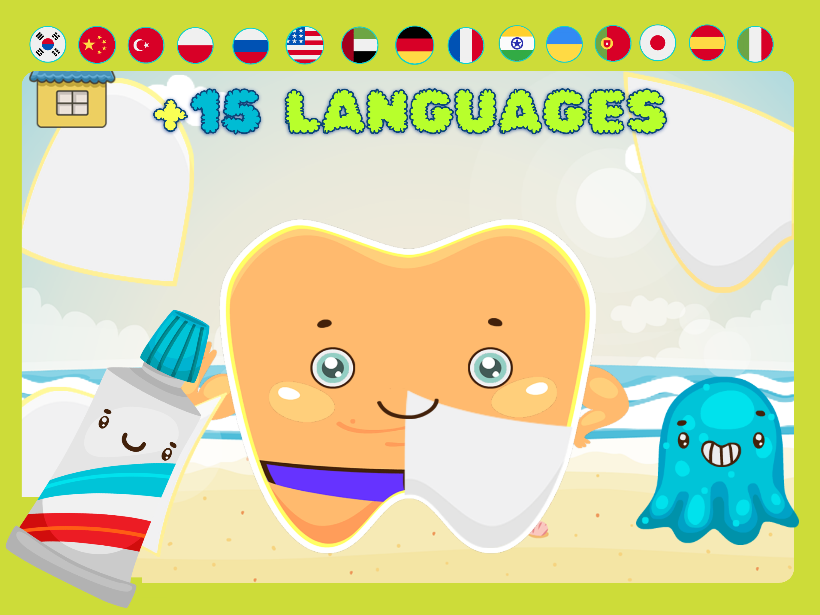 Funny Teeth kids dentist games screenshot 19