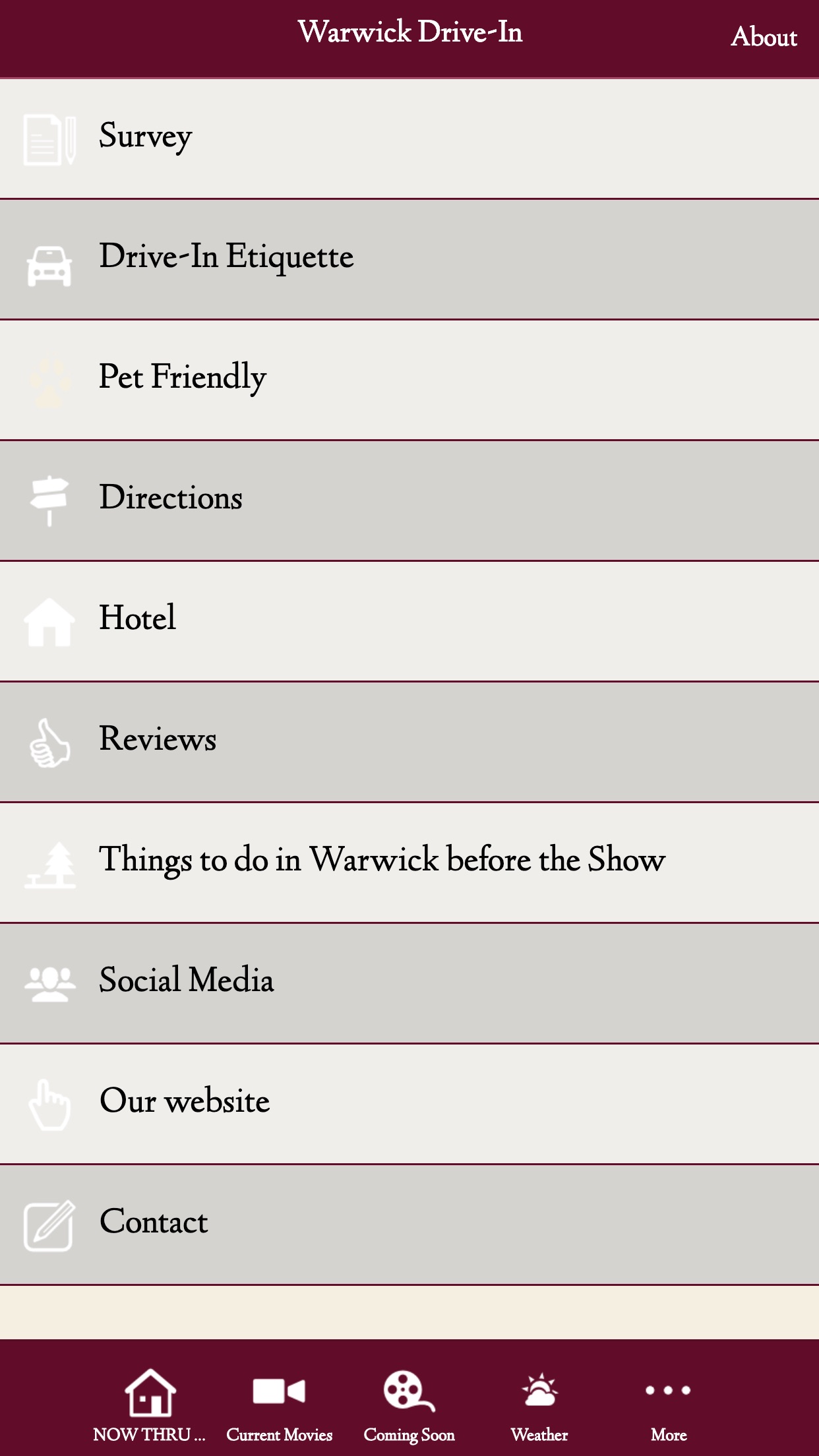 Screenshot 5 of WARWICK DRIVE-IN THEATER APP