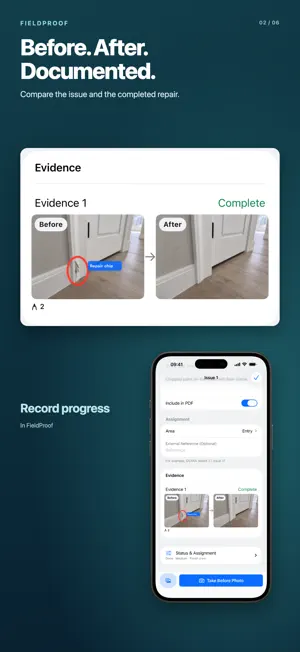 FieldProof: Site Reports screenshot 2