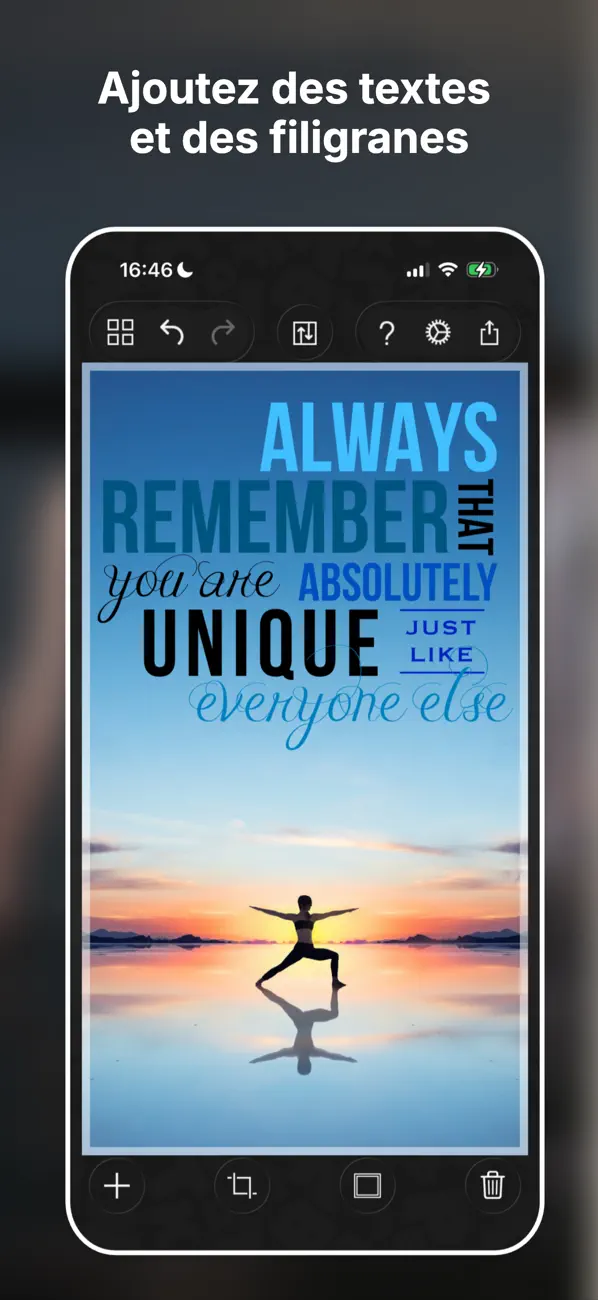 Screenshot #1 pour Mix on Pix - Textes sur photos