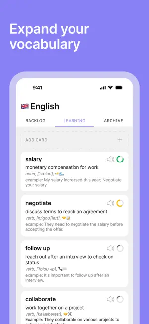 Spanish Vocabulary – Lory screenshot 3