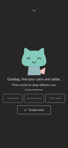 Three Word Diary Screenshot 1 of 4