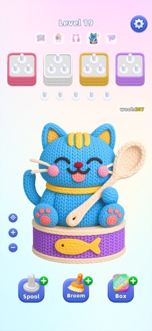 Wool Puzzle: Yarn Sort Unravel iPhone screenshot