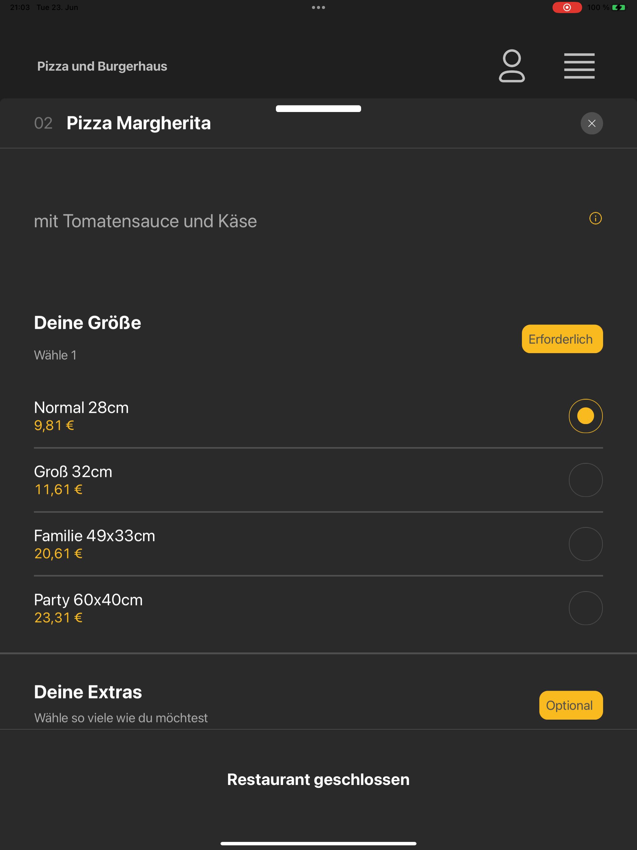 Pizza und Burgerhaus