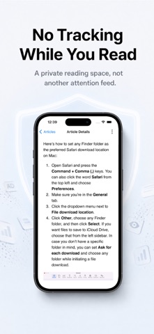 Article Reader - Linkos screenshot