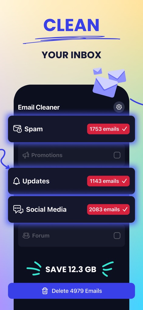 Cleaner Guru: Clean Up Storage - Inbox Declutter Feature