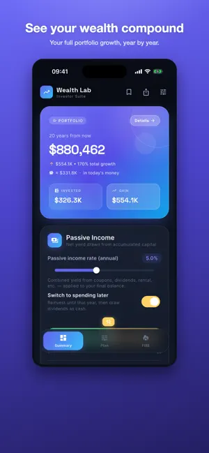 Wealth Lab: Investment Calc screenshot 1