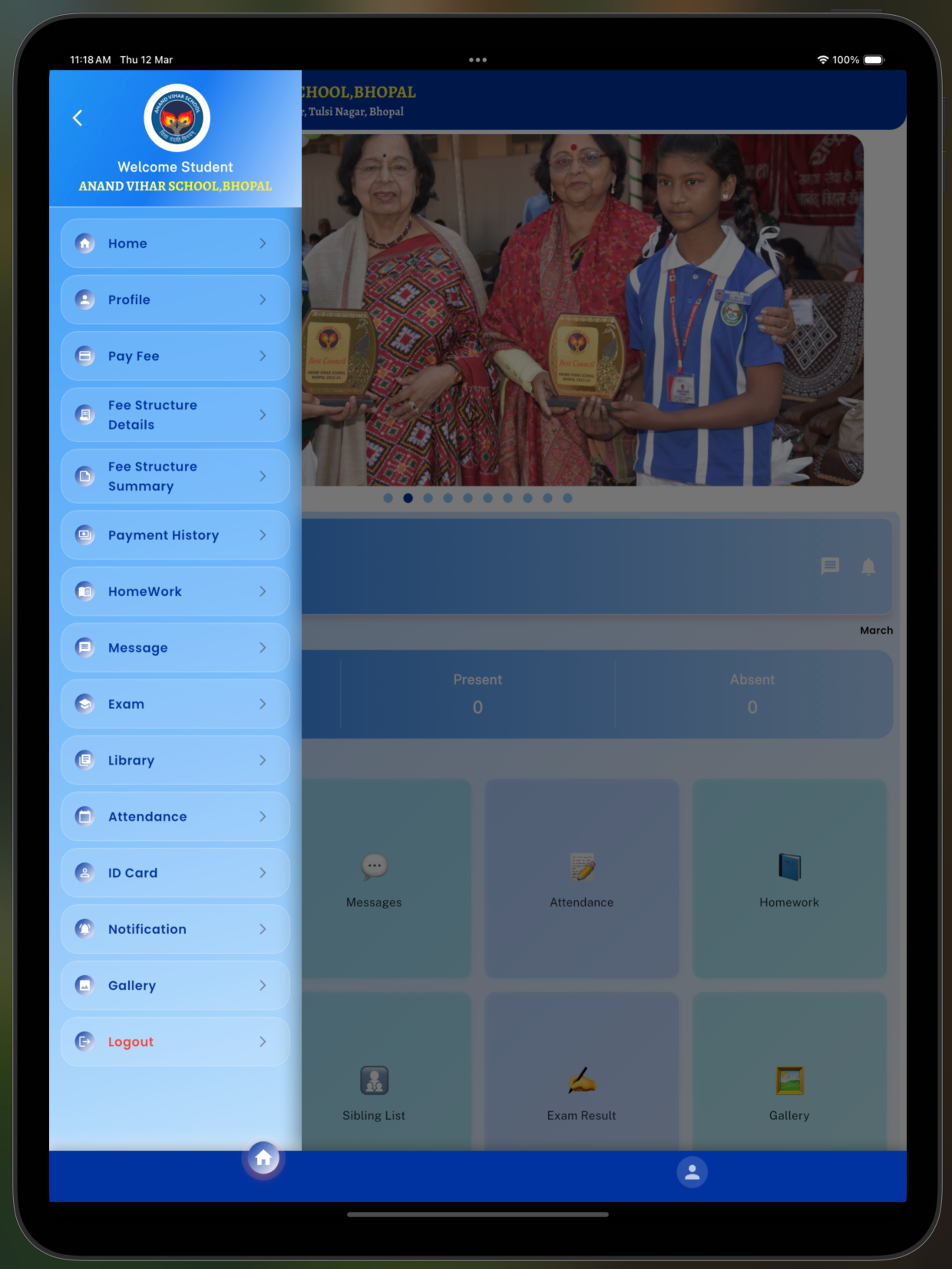 Anand Vihar School Bhopal screenshot 9