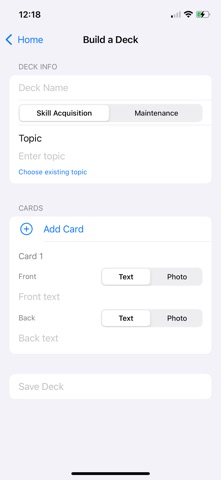 Fluency Flashcards screenshot