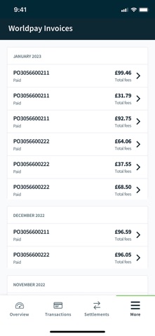 Worldpay Dashboard Screenshot 9 of 9