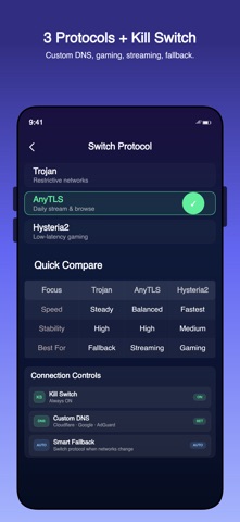 FreeGuard VPN: AI Stream Game iPhone screenshot